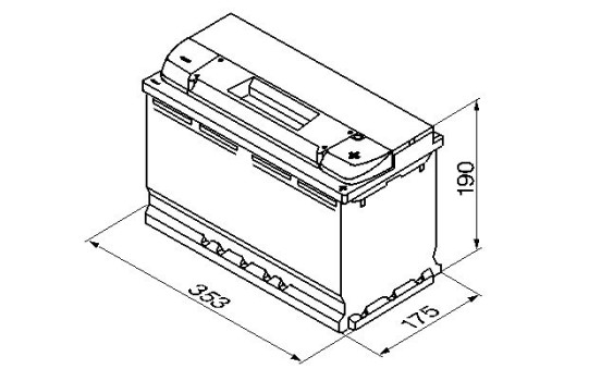 Batterie Bosch S4013 - 95 Ah - 800 A - pour véhicules sans système start-stop, Image 15