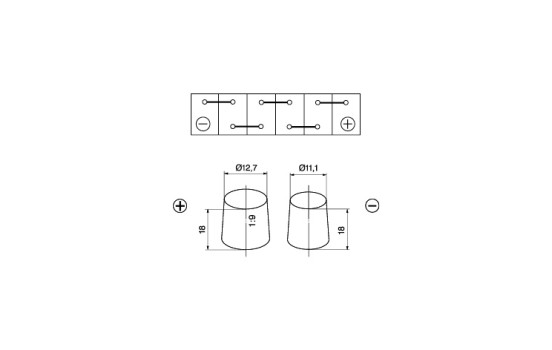 Batterie Bosch S4018 - 40 Ah - 330 A - pour véhicules sans système start-stop, Image 5