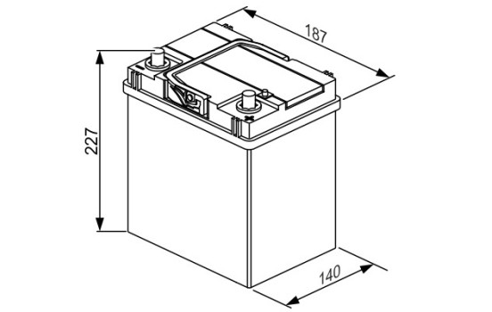 Batterie Bosch S4018 - 40 Ah - 330 A - pour véhicules sans système start-stop, Image 4