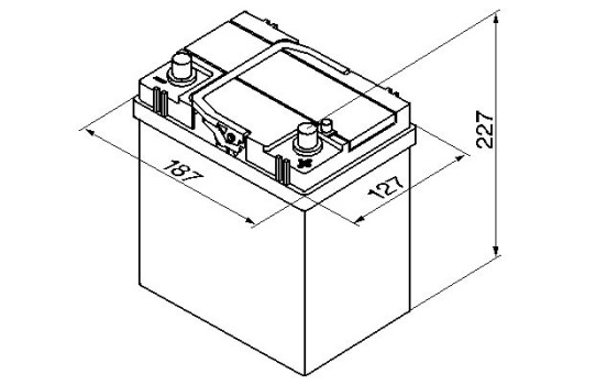 Batterie Bosch S4018 - 40 Ah - 330 A - pour véhicules sans système start-stop, Image 15