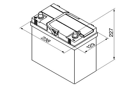 Batterie Bosch S4022 - 45 Ah - 330 A - pour véhicules sans système start-stop, Image 14