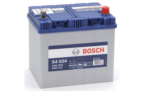 Batterie Bosch S4024 - 60 Ah - 540 A - pour véhicules sans système start-stop