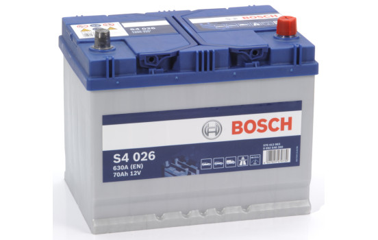 Batterie Bosch S4026 - 70 Ah - 630 A - pour véhicules sans système start-stop