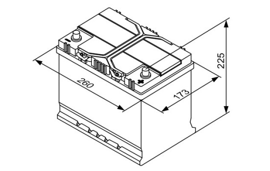 Batterie Bosch S4026 - 70 Ah - 630 A - pour véhicules sans système start-stop, Image 4