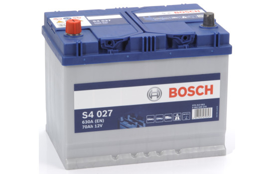 Batterie Bosch S4027 - 70 Ah - 630 A - pour véhicules sans système start-stop