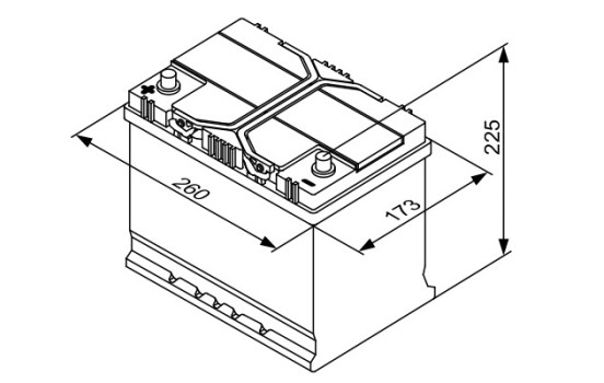 Batterie Bosch S4027 - 70 Ah - 630 A - pour véhicules sans système start-stop, Image 4