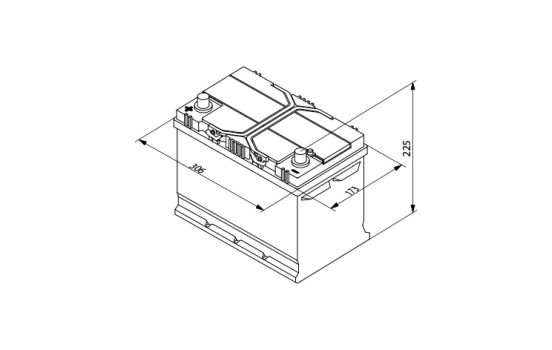 Batterie Bosch S4029 - 95 Ah - 830 A - pour véhicules sans système start-stop, Image 4