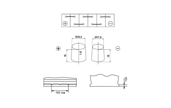 Batterie Bosch S4029 - 95 Ah - 830 A - pour véhicules sans système start-stop, Image 5