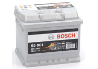 Batterie Bosch S5001 - 52 Ah - 520 A - pour véhicules sans système start-stop