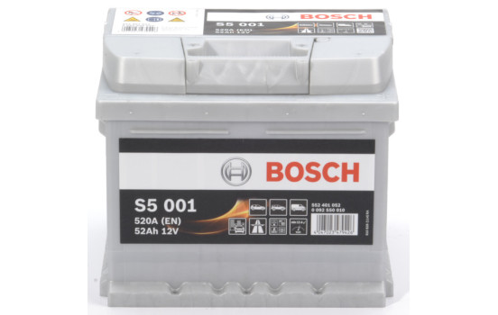Batterie Bosch S5001 - 52 Ah - 520 A - pour véhicules sans système start-stop, Image 2