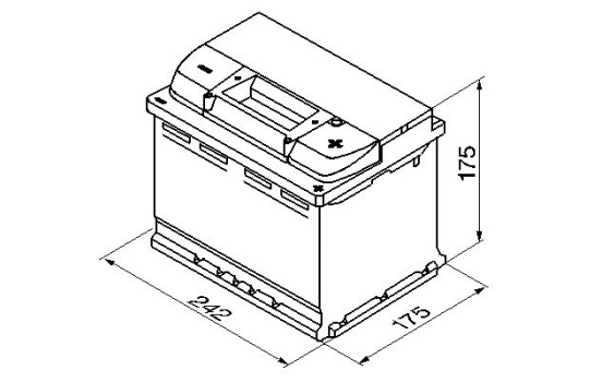 Batterie Bosch S5004 - 61 Ah - 600 A - pour véhicules sans système start-stop, Image 15