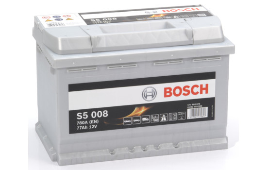 Batterie Bosch S5008 - 77 Ah - 780 A - pour véhicules sans système start-stop