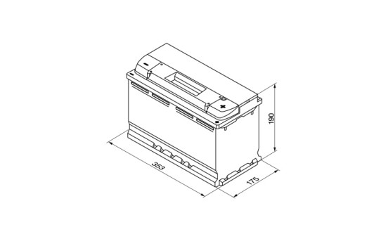 Batterie Bosch S5013 - 100 Ah - 830 A - pour véhicules sans système start-stop, Image 4
