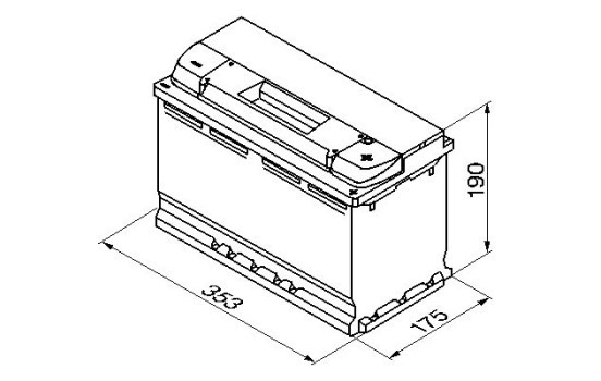 Batterie Bosch S5013 - 100 Ah - 830 A - pour véhicules sans système start-stop, Image 15