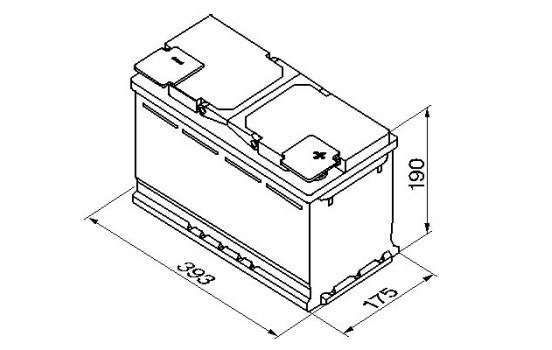Batterie Bosch S5015 - 110 Ah - 920 A - pour véhicules avec système start-stop, Image 15