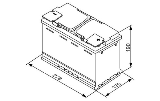 Batterie Bosch Silver S5A08 - 70 Ah - 760 A - adaptée aux véhicules avec système start-stop, Image 15