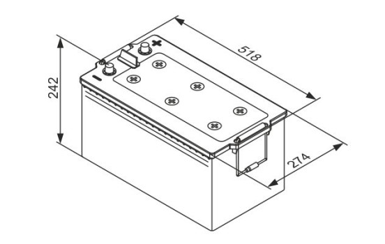 Batterie de démarrage CV EFB, Image 5