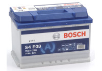 Batterie de voiture Bosch Blue S4E08 - 70Ah - 760A - adaptée aux véhicules avec système start-stop