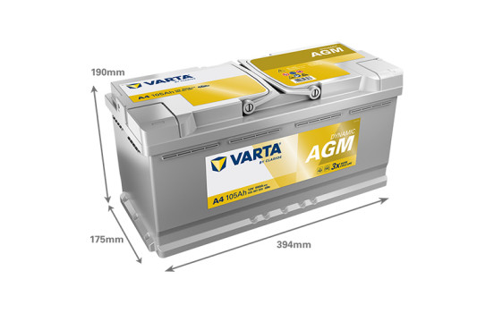Batterie Varta DYNAMIC AGM A4, Image 2