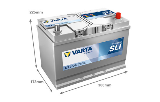 Batterie Varta Dynamic G7 95 Ah, Image 2
