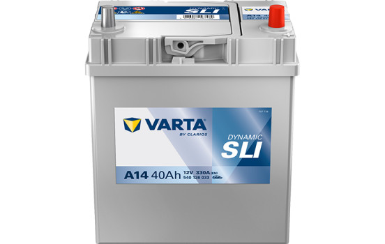 Batterie Varta DYNAMIC SLI A14 40 Ah - 330 A - convient aux véhicules sans système start-stop
