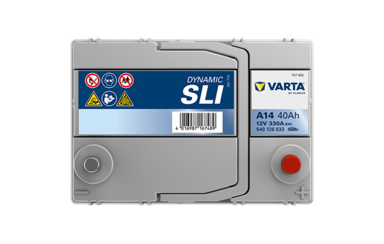 Batterie Varta DYNAMIC SLI A14 40 Ah - 330 A - convient aux véhicules sans système start-stop, Image 4