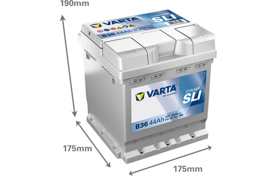 Batterie Varta DYNAMIC SLI B36 44 Ah - 420 A - convient aux véhicules sans système start-stop, Image 2