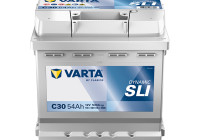 Batterie Varta DYNAMIC SLI C30 54AH - 540A - convient aux véhicules sans système start-stop