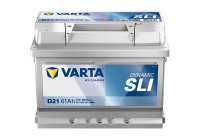 Batterie Varta DYNAMIC SLI D21 61 Ah - 600 A - compatible avec les véhicules équipés d'un système start-stop