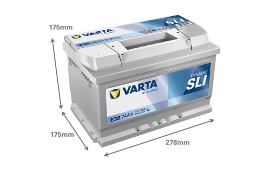 Batterie Varta DYNAMIC SLI E38, Image 2