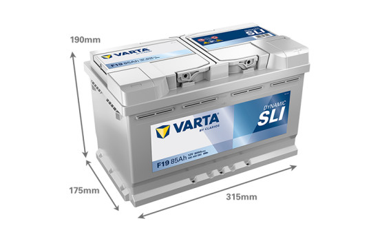 Batterie Varta DYNAMIC SLI F19, Image 2