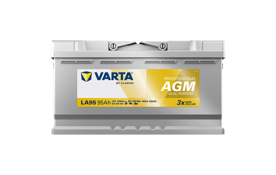 Batterie Varta LA95 AGM 12 volts 95 Ah à double usage, Image 3