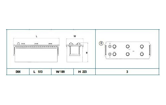 Exide Accu StartPRO EG1403