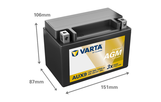 Varta DYNAMIC AUX9 509106013, Image 2