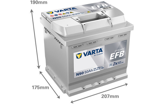 Varta DYNAMIC EFB N50, Image 2