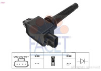 Bobine d'allumage OE Equivalent 9.6527 Facet