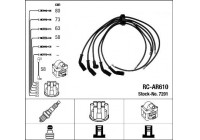 Jeu de câbles d'allumage RC-AR610 NGK