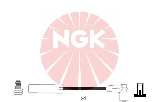 Jeu de câbles d'allumage RC-LD1203 NGK, Image 2