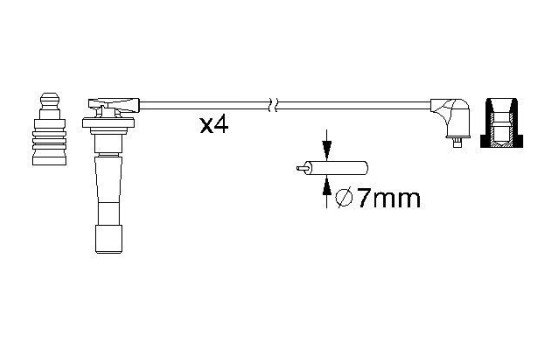 Kit de câbles d'allumage B150 Bosch