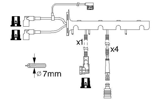 Kit de câbles d'allumage B328 Bosch, Image 5