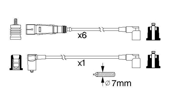 Kit de câbles d'allumage B335 Bosch, Image 5