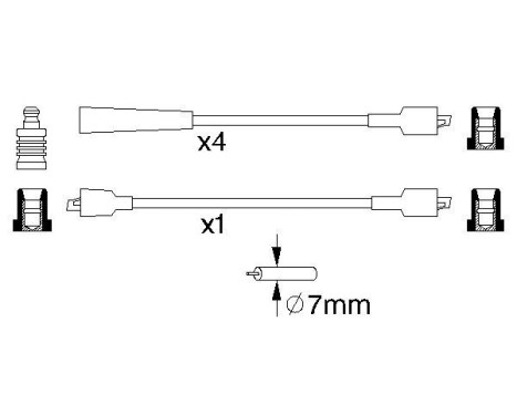 Kit de câbles d'allumage B855 Bosch