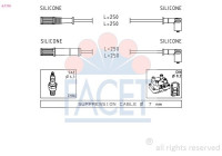 Kit de câbles d'allumage Made in Italy - OE Equivalent 4.7170 Facet