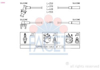 Kit de câbles d'allumage Made in Italy - OE Equivalent 4.8920 Facet