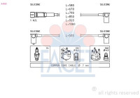 Kit de câbles d'allumage Made in Italy - OE Equivalent 4.9323 Facet