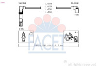 Kit de câbles d'allumage Made in Italy - OE Equivalent 4.9575 Facet