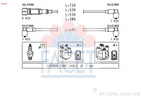 Kit de câbles d'allumage Made in Italy - OE Equivalent 4.9640 Facet
