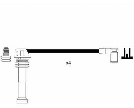 Kit de câbles d'allumage RC-FD1207 NGK, Image 2