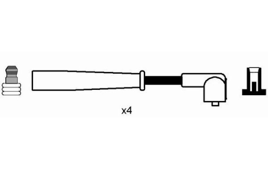 Kit de câbles d'allumage RC-RV410 NGK, Image 2