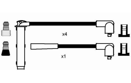 Kit de câbles d'allumage RC-RV415 NGK, Image 2